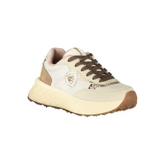 Blauer Beige Leather Women Sneaker - Sneakers