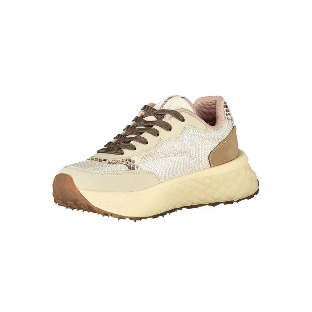 Blauer Beige Leather Women Sneaker - Sneakers