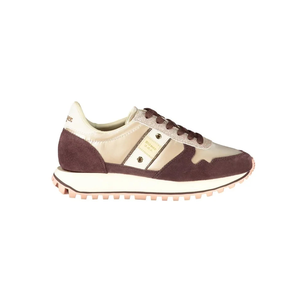 Blauer Beige Leather Women Sneaker - Sneakers