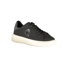 Blauer Black Leather Men Sneaker - Sneakers