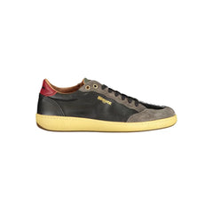 Blauer Black Leather Men Sneaker - Sneakers