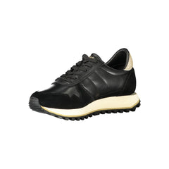 Blauer Black Leather Women Sneaker - Sneakers
