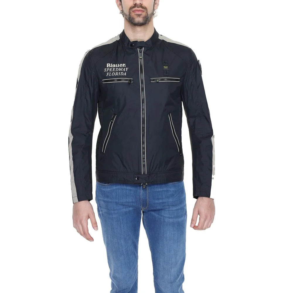 Blauer Black Polyamide Jackets & Coat - IT54 | XXL