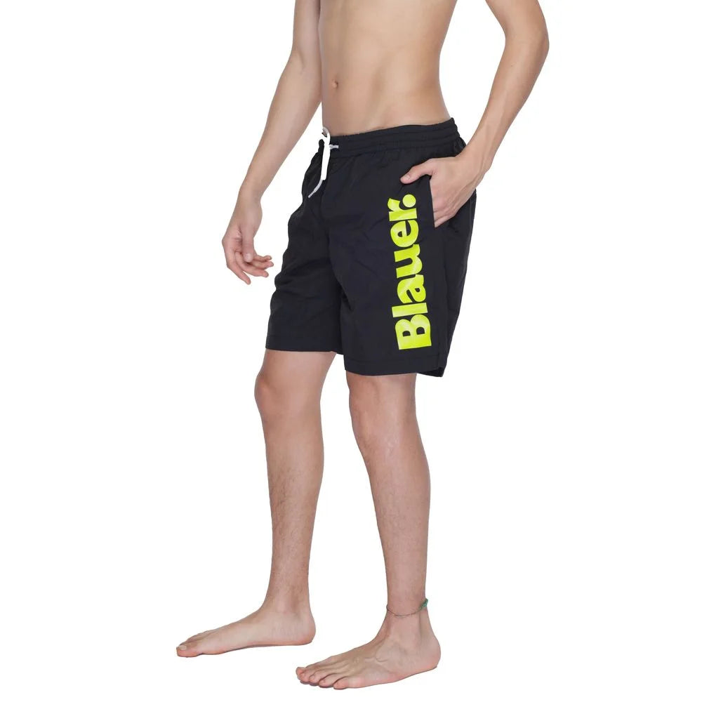 Blauer Black Polyamide Swim Short - IT44 | S