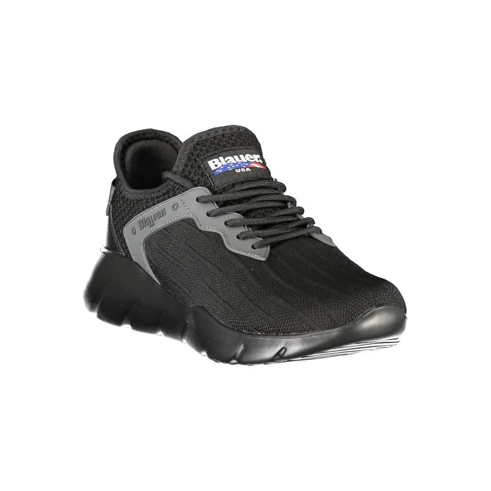 Blauer Black Polyester Men Sneaker - Sneakers