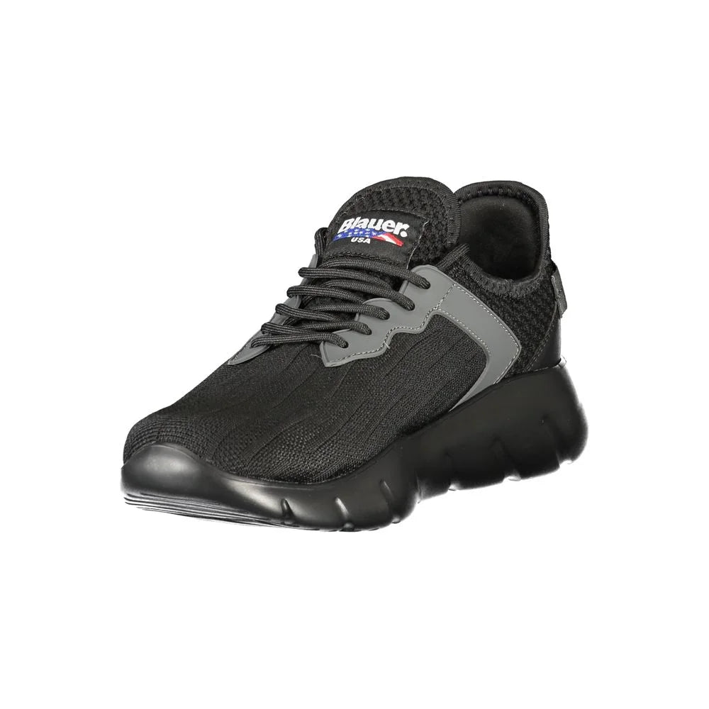 Blauer Black Polyester Men Sneaker - Sneakers