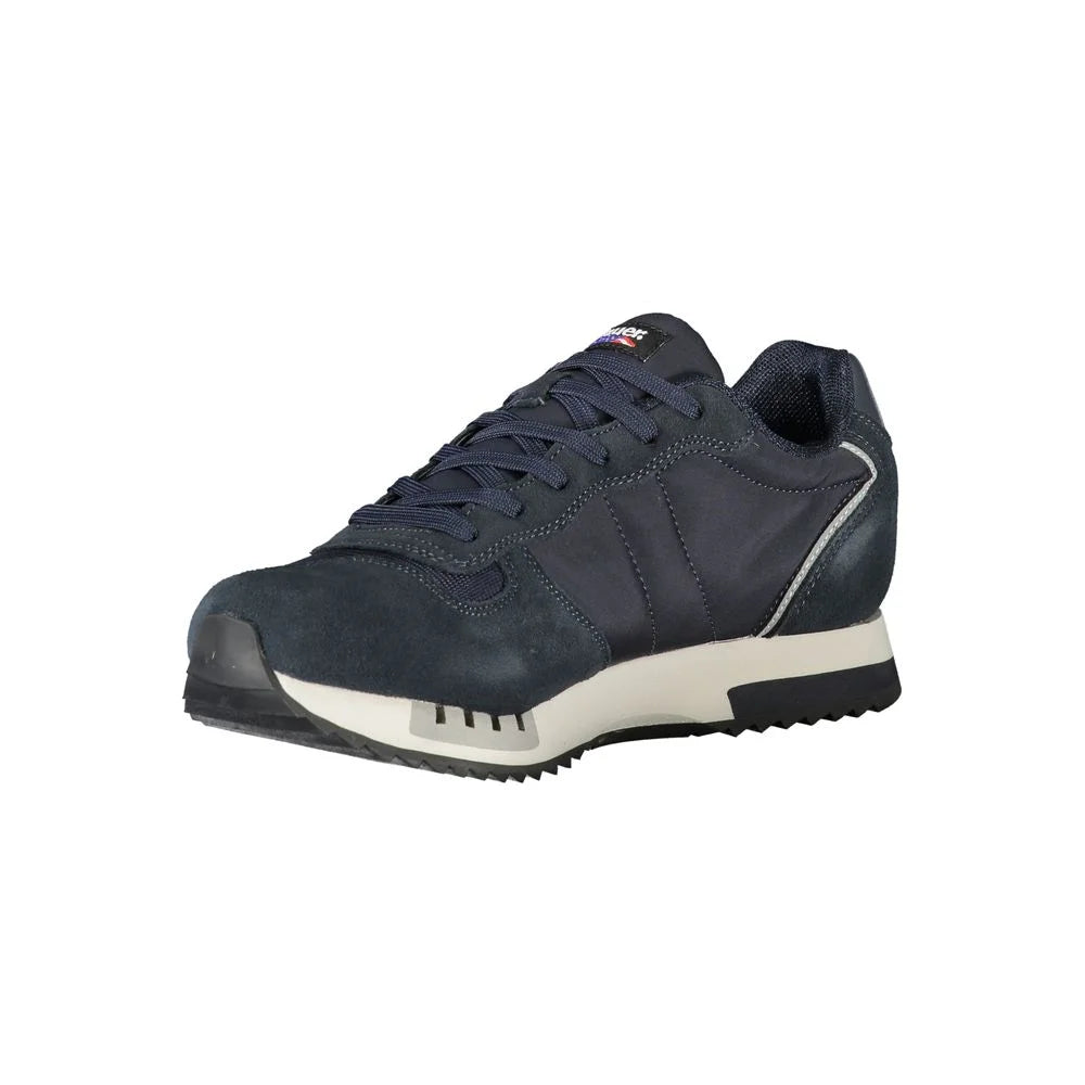 Blauer Blue Leather Men Sneaker