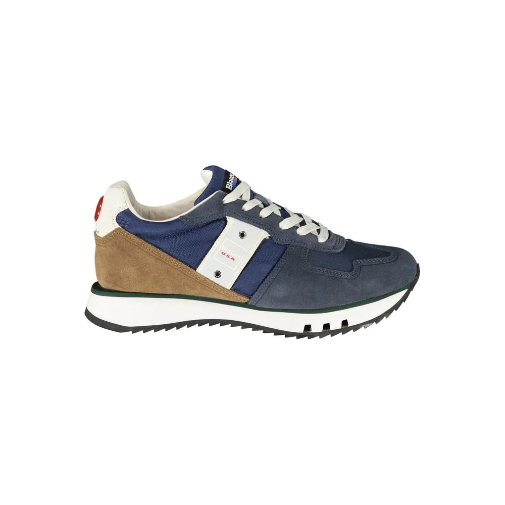 Blauer Blue Leather Men Sneaker - Sneakers