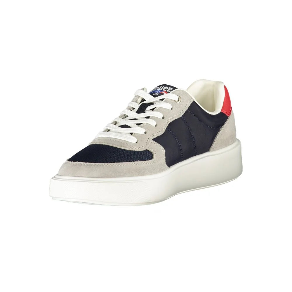Blauer Blue Leather Men Sneaker - Sneakers