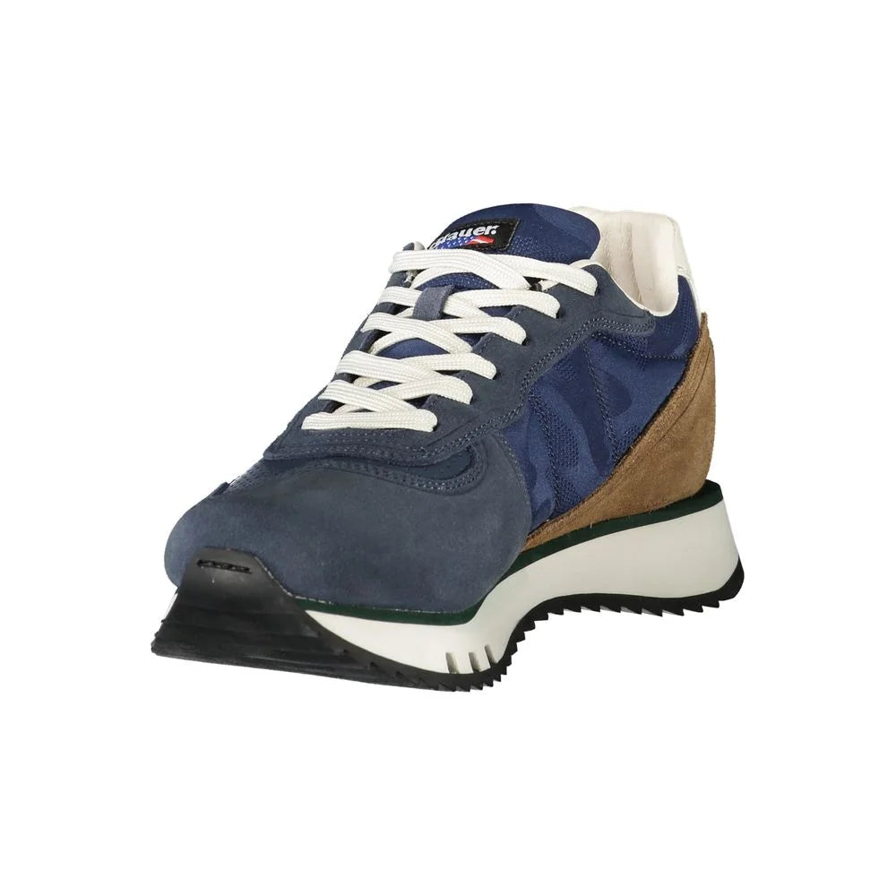 Blauer Blue Leather Men Sneaker - Sneakers