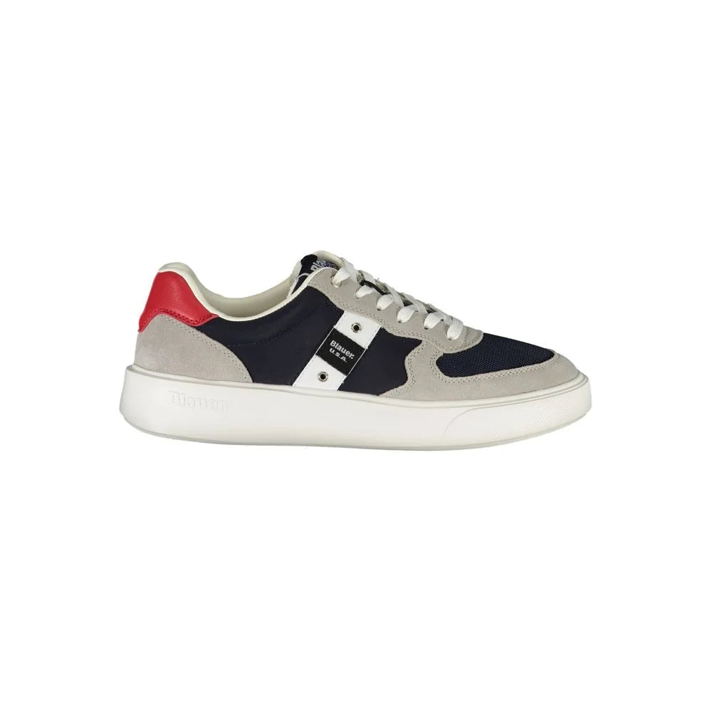 Blauer Blue Leather Men Sneaker - Sneakers