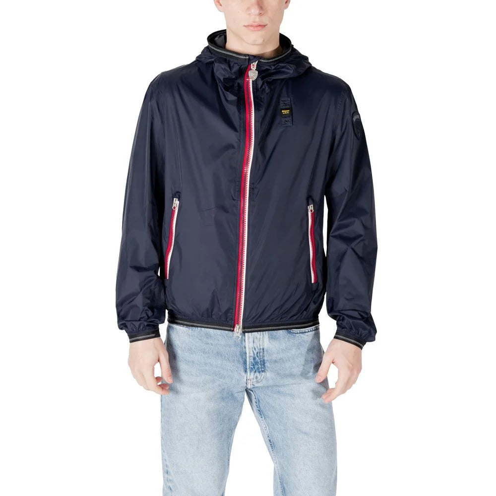 Blauer Blue Polyamide Jackets & Coat