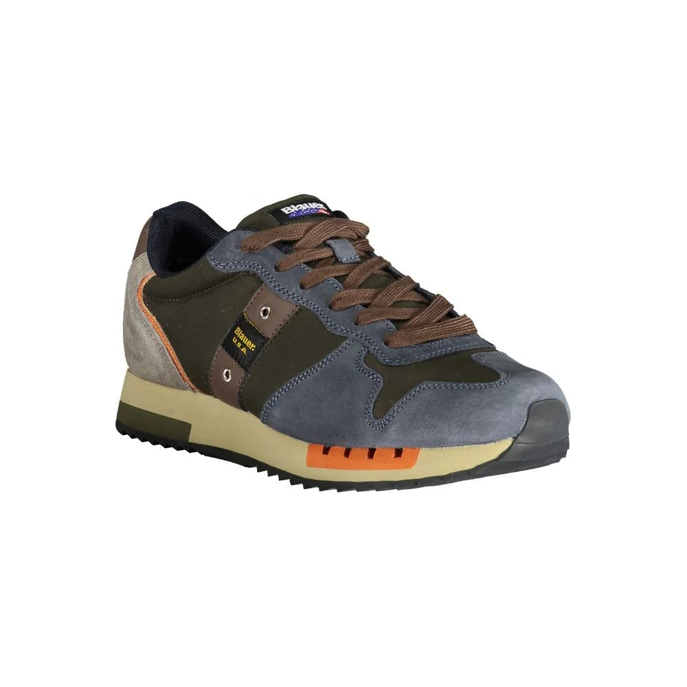 Blauer Blue Polyester Sneaker - EU44/US11 - Sneakers
