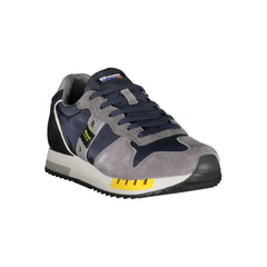 Blauer Elevate Your Step: Blue Contrast Lace-Up Sneakers - Sneakers