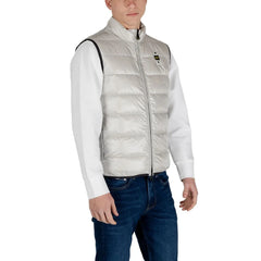 Blauer Gray Polyamide Sleveless Jacket - IT54 | XXL