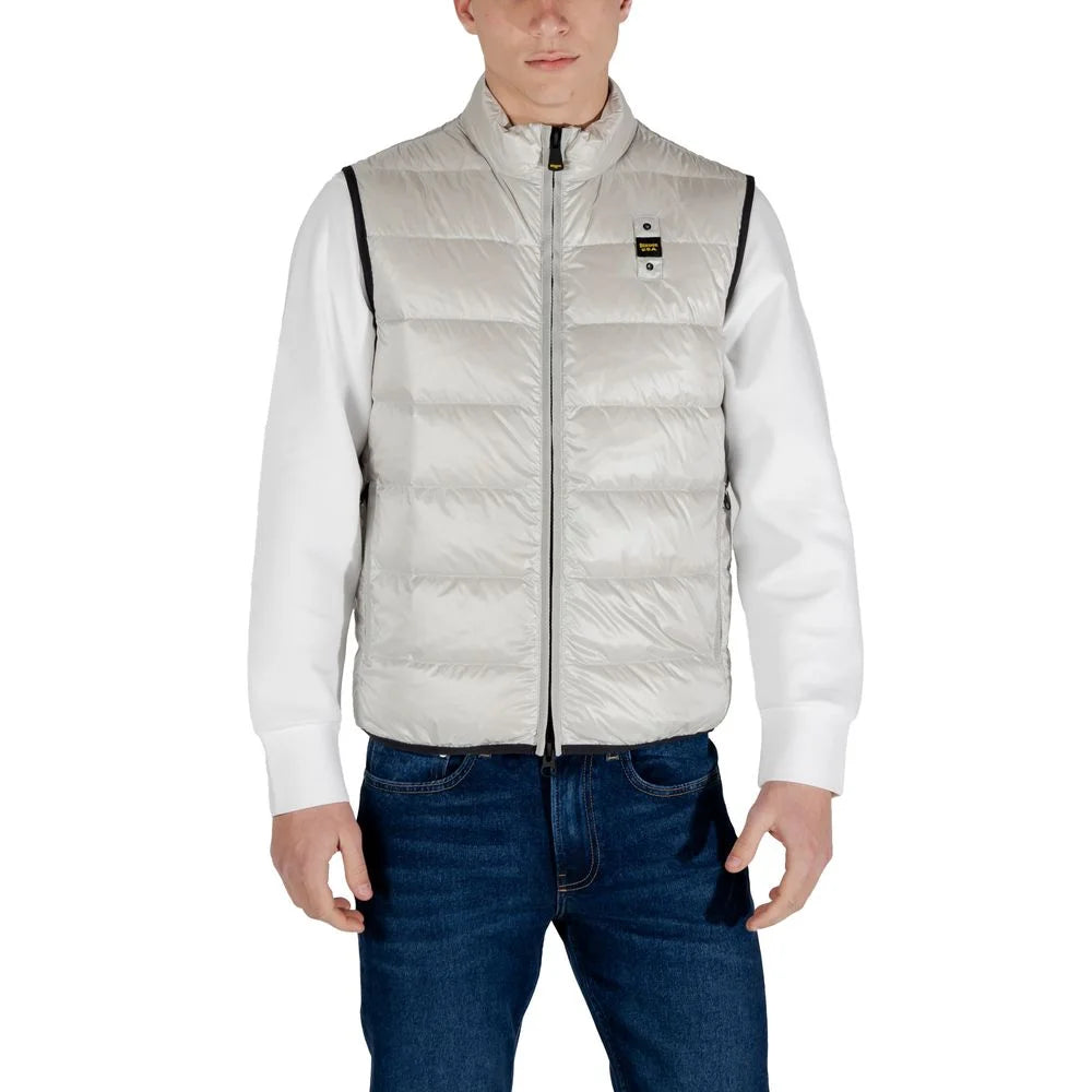 Blauer Gray Polyamide Sleveless Jacket - IT54 | XXL