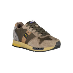 Blauer Green Leather Men Sneaker - Sneakers