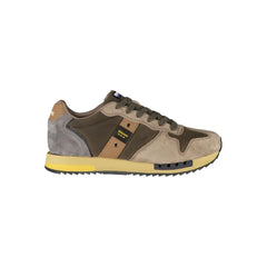 Blauer Green Leather Men Sneaker - Sneakers