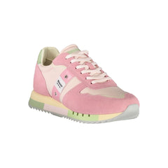Blauer Pink Leather Women Sneaker