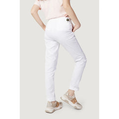 Blauer White Cotton Pant - W30