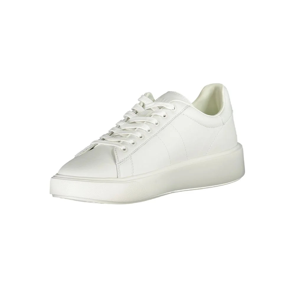 Blauer White Leather Men Sneaker - Sneakers