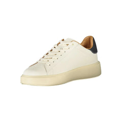 Blauer White Leather Men Sneaker - Sneakers