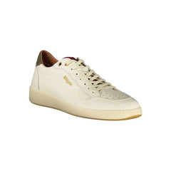 Blauer White Leather Men Sneaker - Sneakers