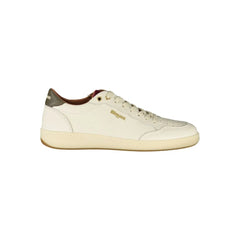Blauer White Leather Men Sneaker - Sneakers