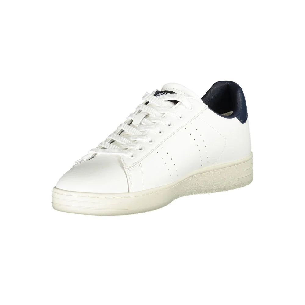 Blauer White Leather Men Sneaker - Sneakers