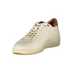 Blauer White Leather Men Sneaker - Sneakers