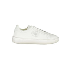 Blauer White Leather Men Sneaker - Sneakers