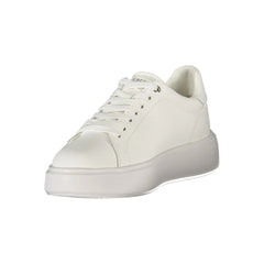 Blauer White Leather Women Sneaker