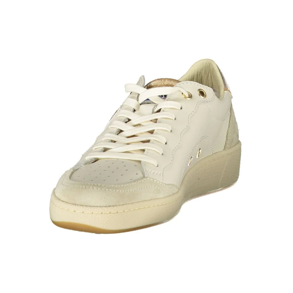 Blauer White Leather Women Sneaker - Sneakers