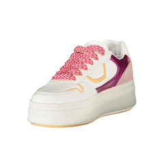 Blauer White Leather Women Sneaker - Sneakers