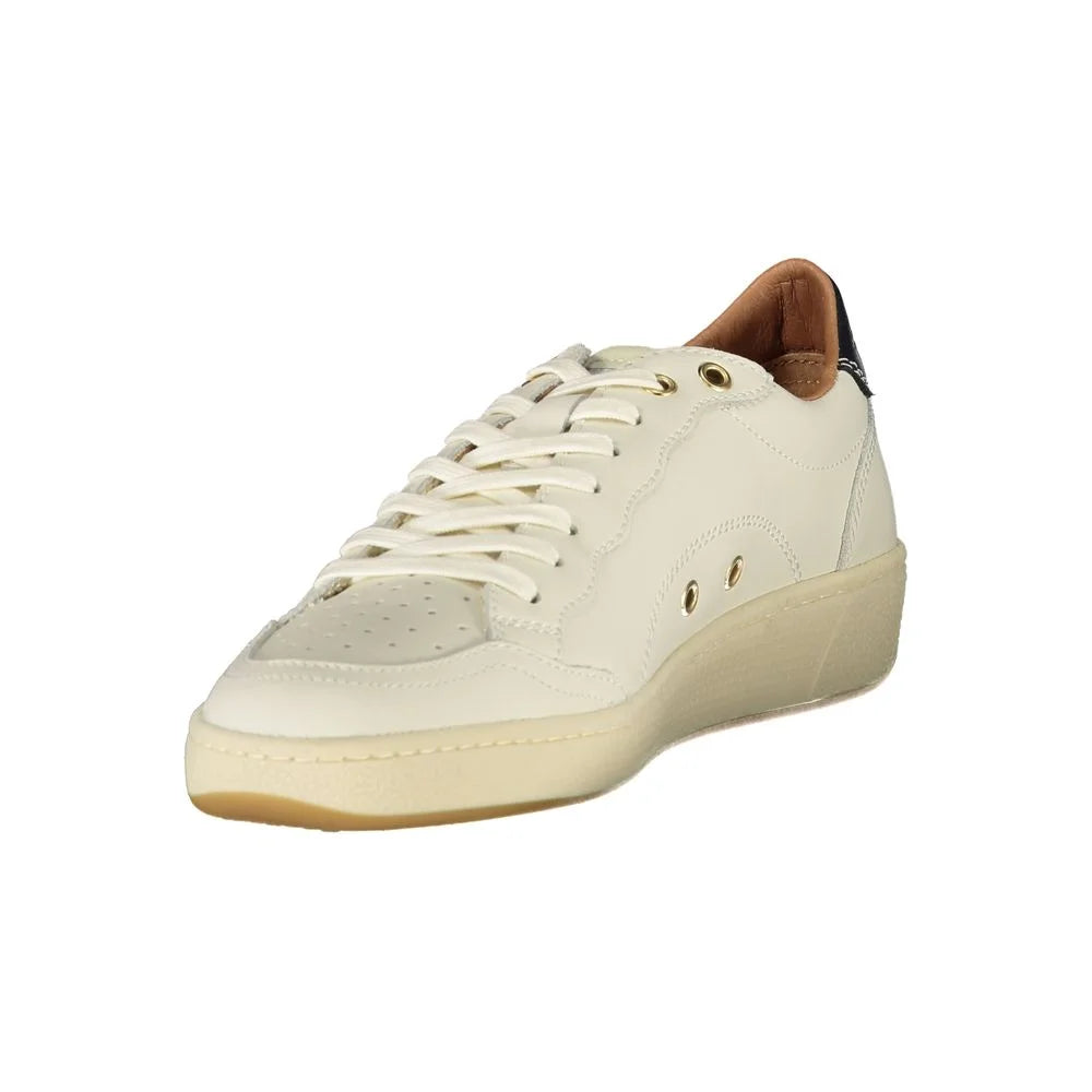 Blauer White Leather Women Sneaker - Sneakers