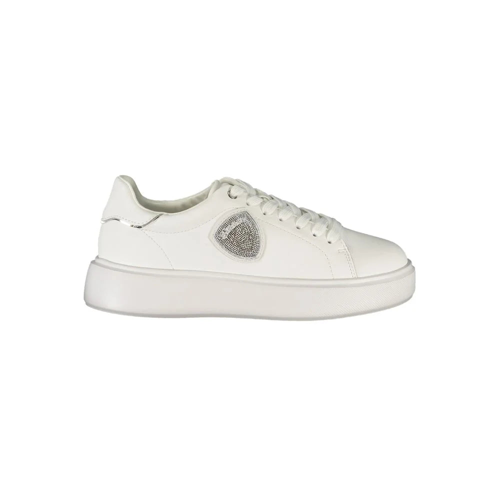 Blauer White Leather Women Sneaker - Sneakers