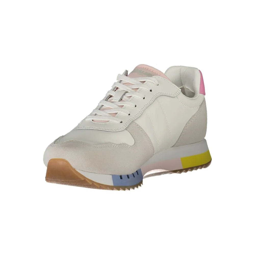 Blauer White Leather Women Sneaker - Sneakers