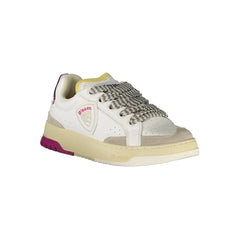 Blauer White Leather Women Sneaker - Sneakers