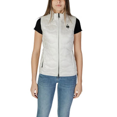 Blauer White Polyamide Sleveless Jacket