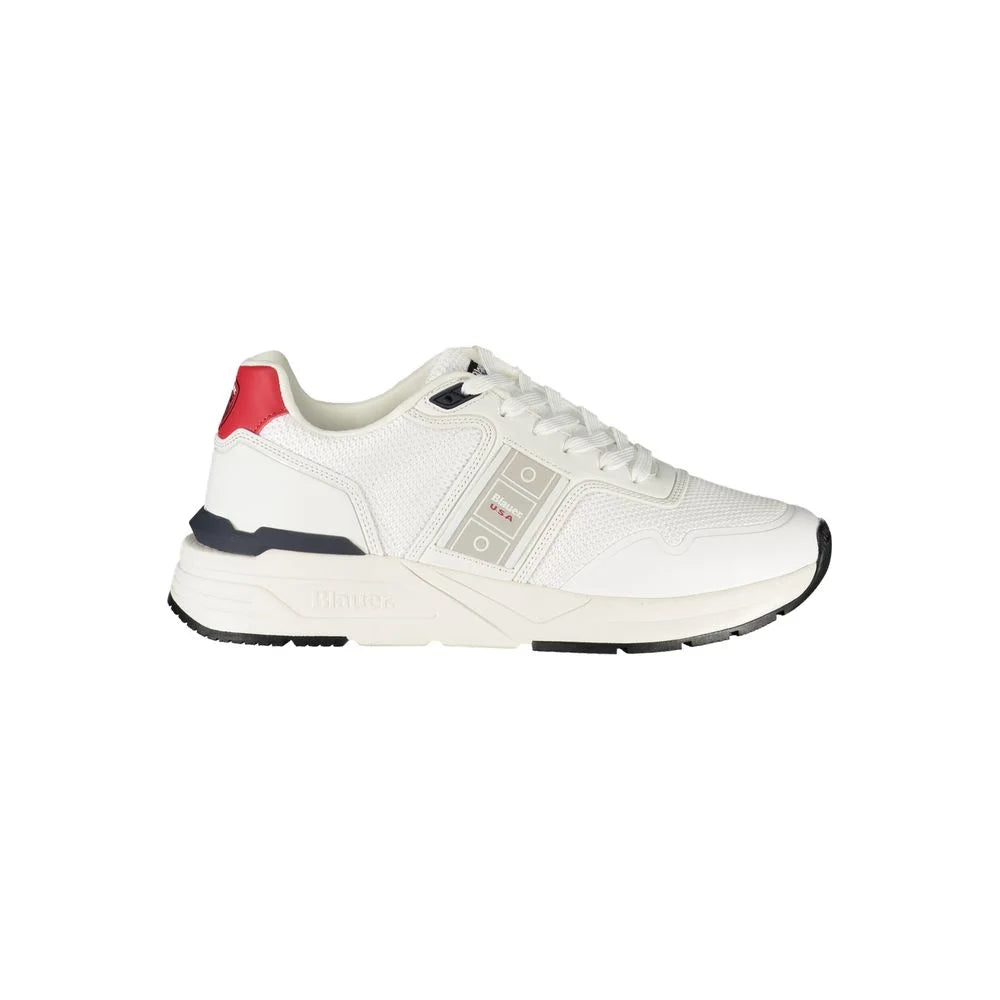 Blauer White Polyester Men Sneaker - Sneakers