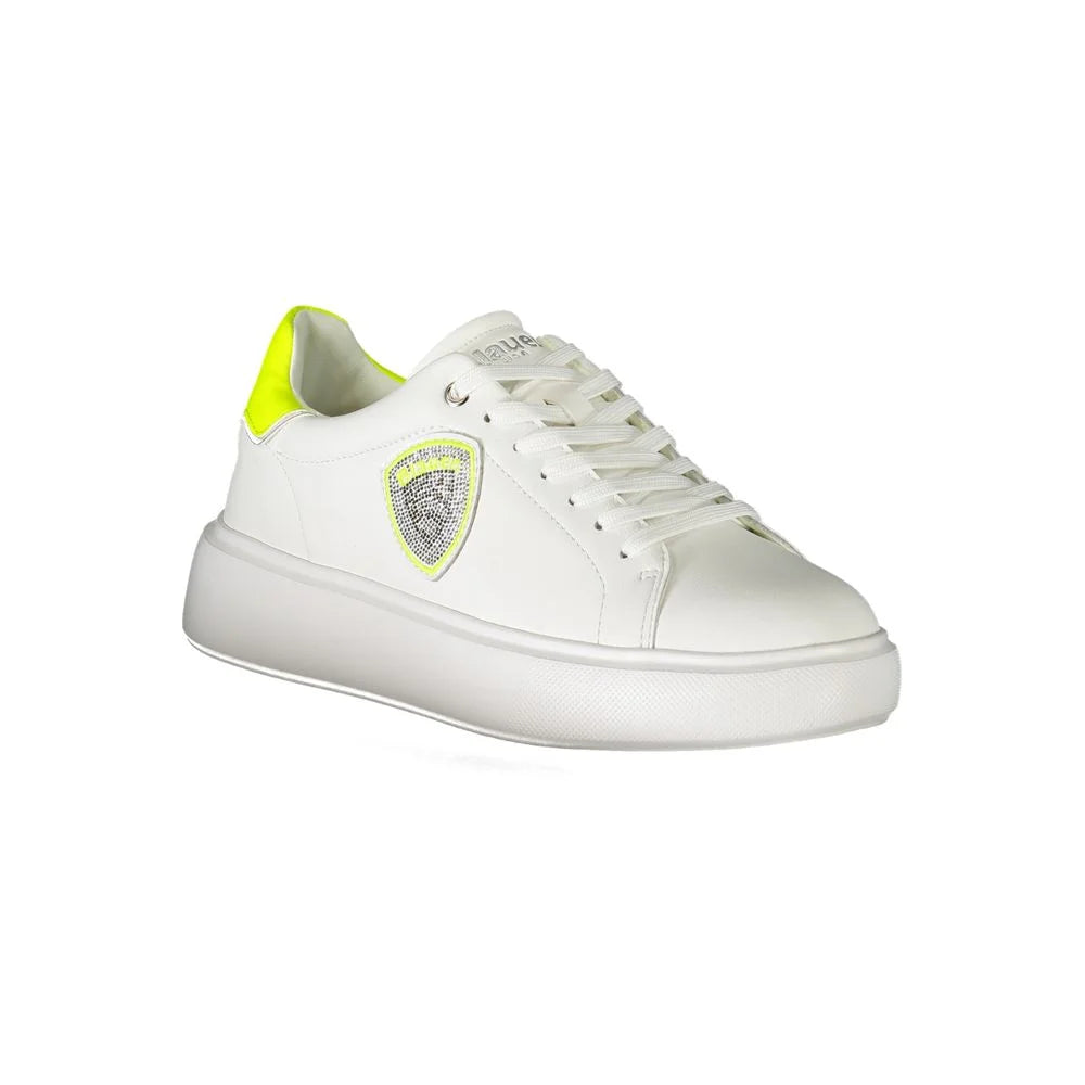 Blauer White Polyester Sneaker - EU36/US6 - Sneakers