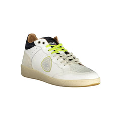 Blauer White Polyester Sneaker - EU40/US7