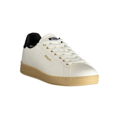 Blauer White Polyester Sneaker - EU46