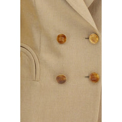 Blazé Milano Beiger Leinenblazer
