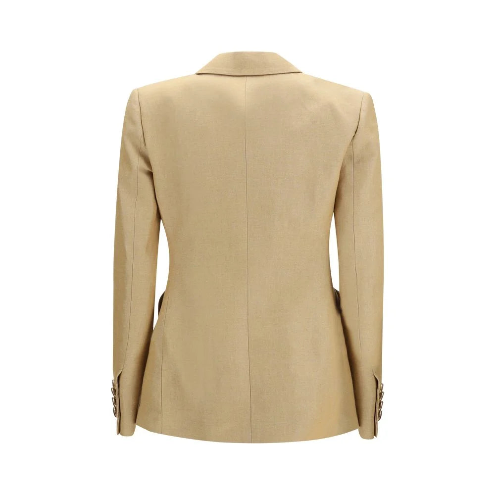 Blazé Milano Beiger Leinenblazer