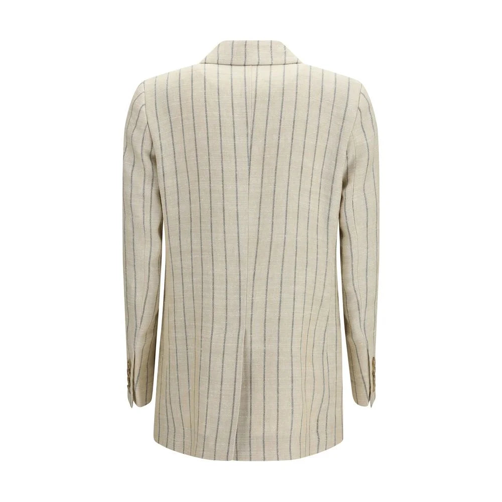 Blazé Milano Beige Linen Blazer - I/S