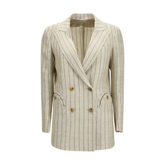 Blazé Milano Beige Linen Blazer - I/S