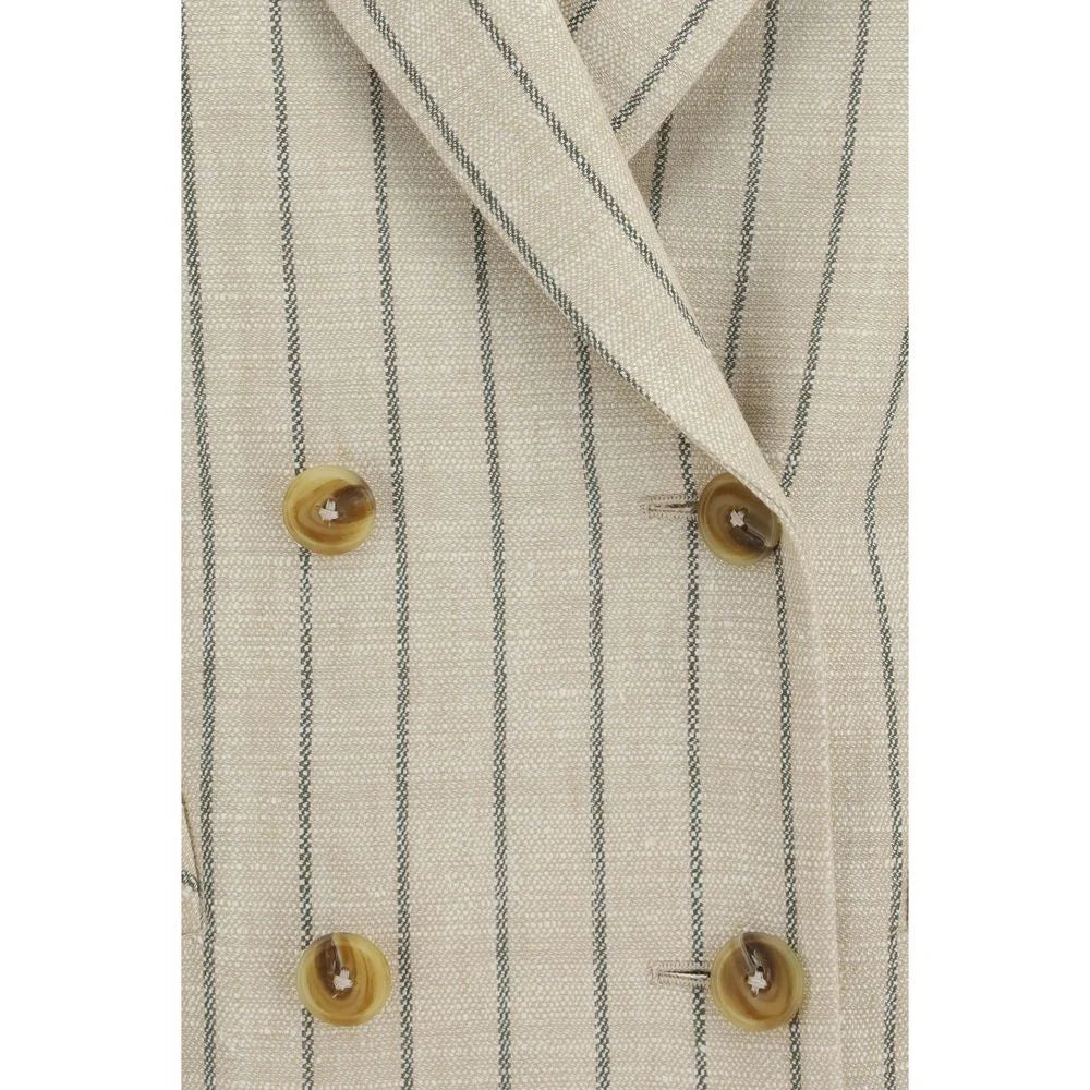 Blazé Milano Beige Linen Blazer - I/S