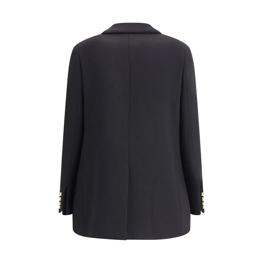 Blazé Milano Black Fleece Wool Blazer - II/M
