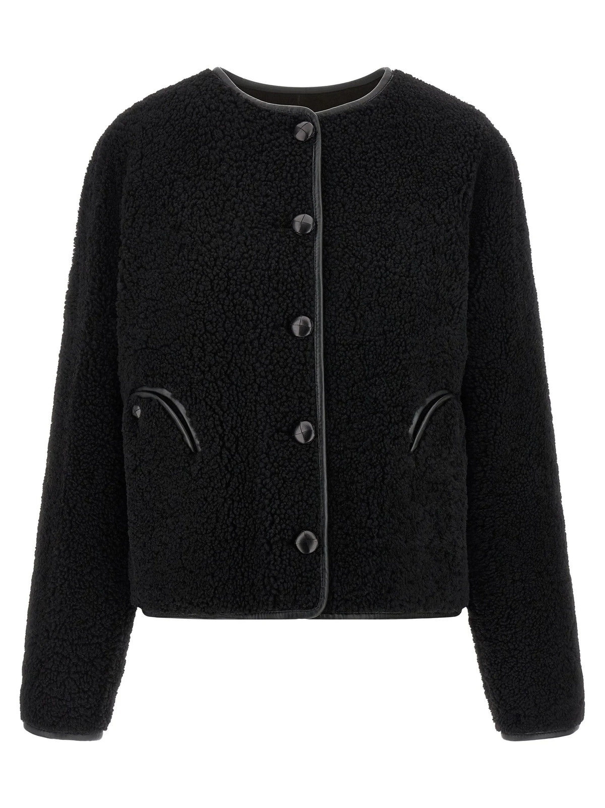 Blazé Milano Black Lamb Leather Shell Jacket - 2